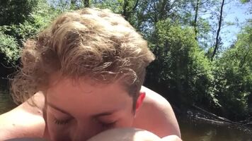 Outdoor rimming gay fuck porn